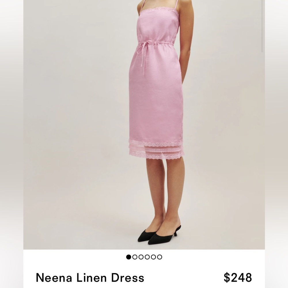 NWT Neena Linen Dress Reformation